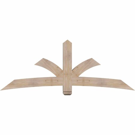 Ekena Millwork Davenport Smooth Timber Gable Bracket, Douglas Fir, 84"W x 31"H x 5 1/2"D x 5 1/2"F, 9/12 Pitch GBW084X31X0606DAV00SDF